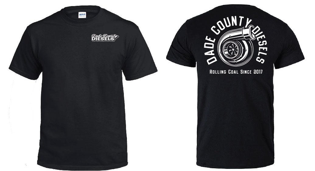 Black Shirt - Round Logo