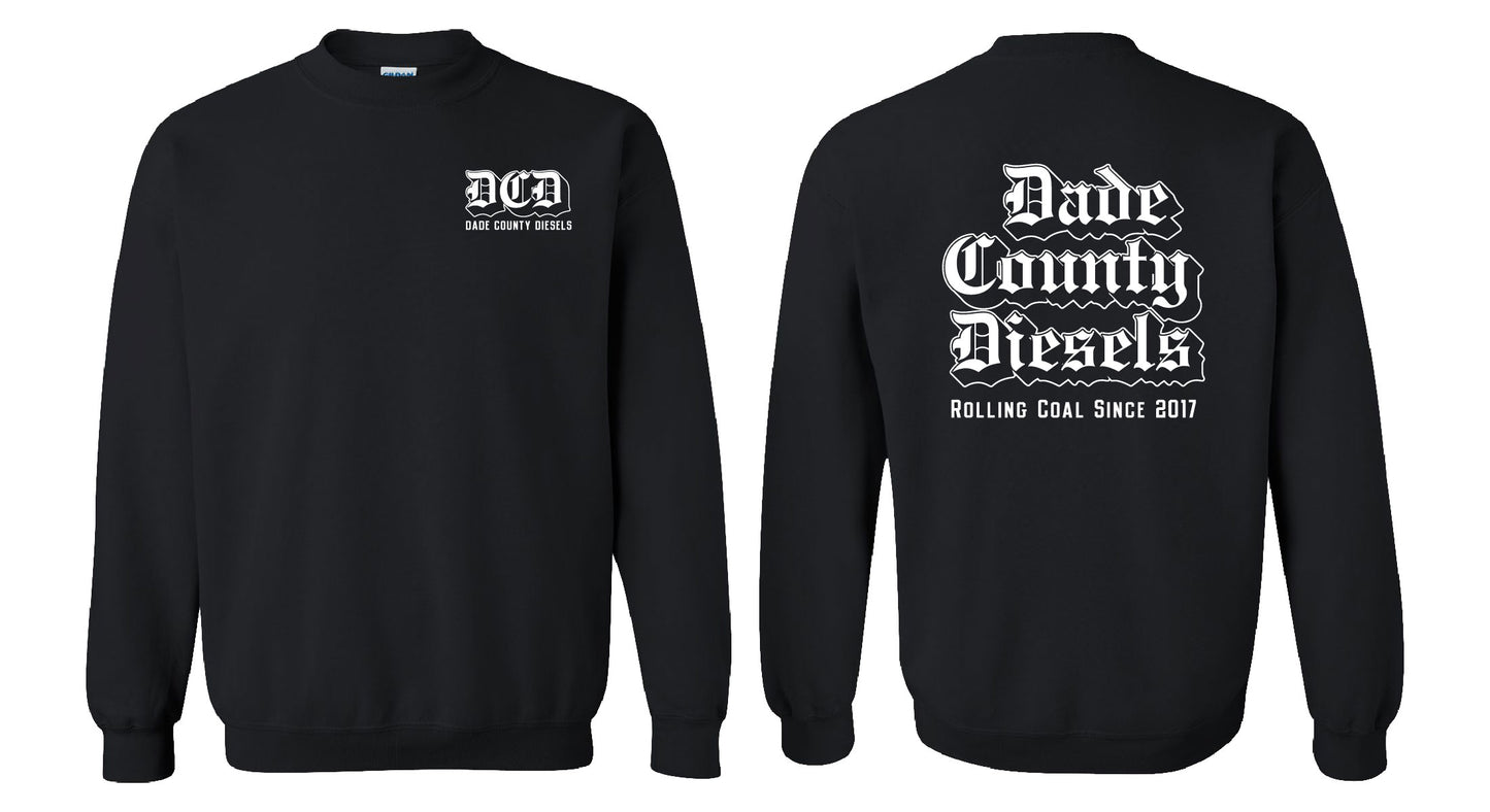 Black Crewneck - Old English
