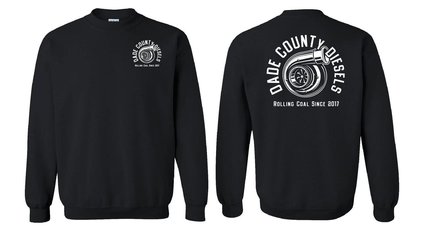 Black Crewneck - Round Logo