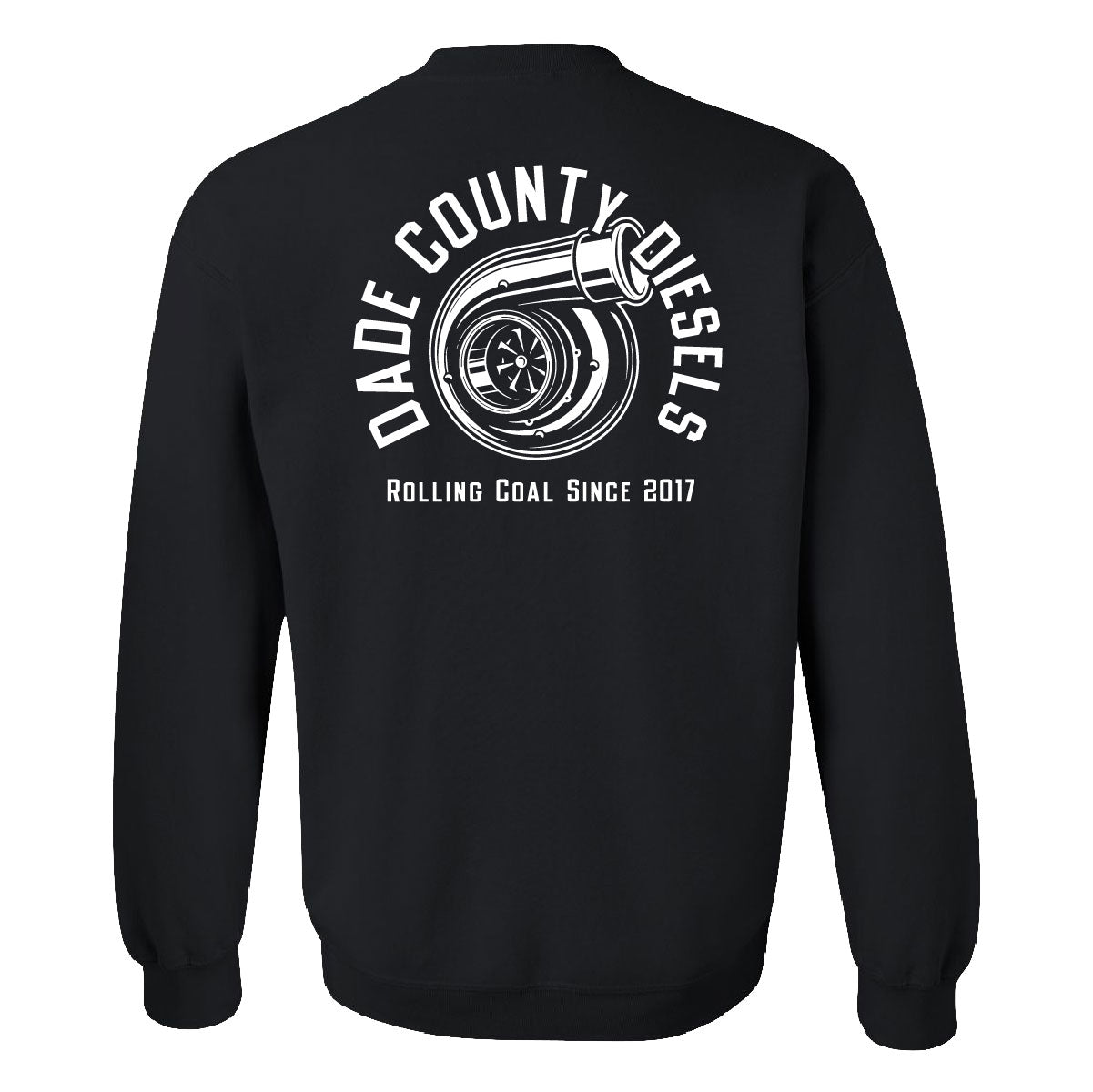 Black Crewneck - Round Logo