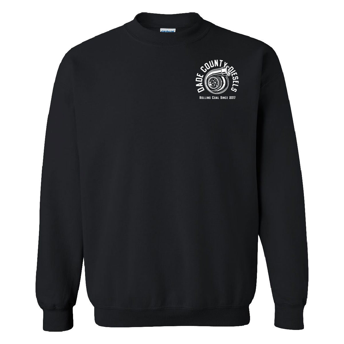 Black Crewneck - Round Logo