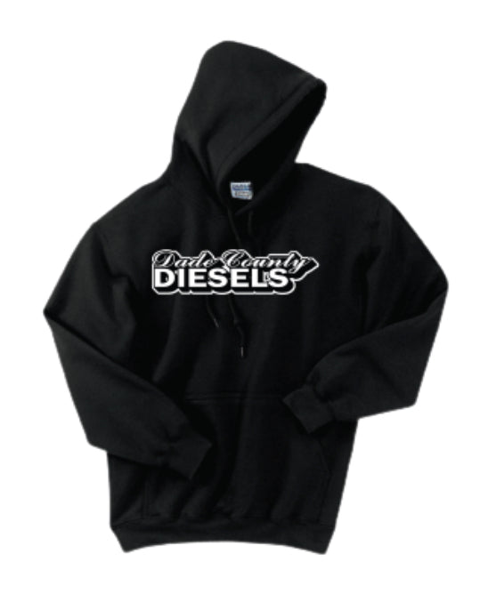 Black Hoodie - White American Flag