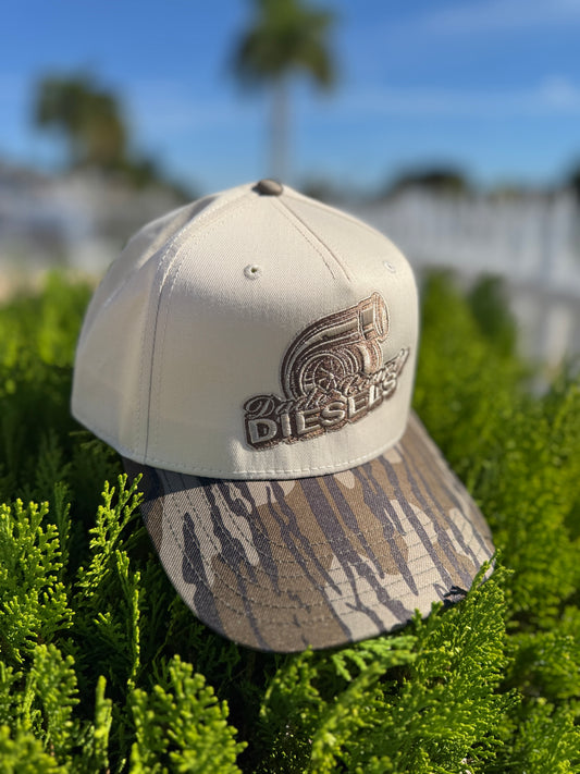 Natural / Bottomland Bill Snapback Hat - Curved Bill