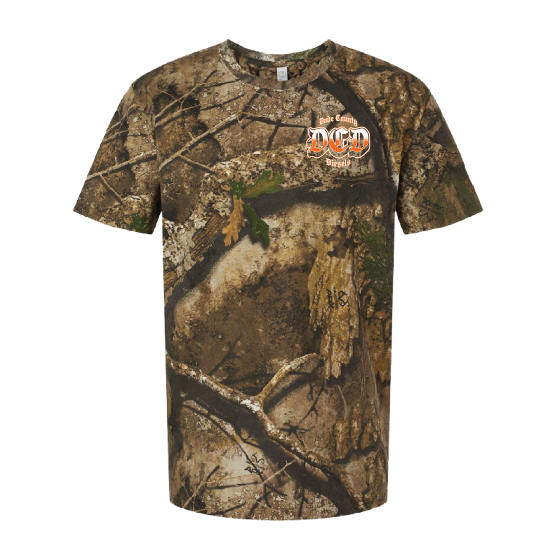 Camo Shirt - Old English Turbo (Orange)