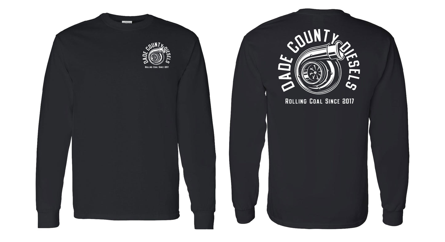 Black Long Sleeve - Round Logo