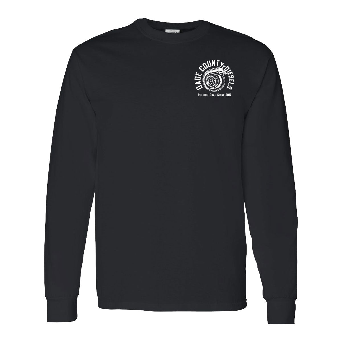 Black Long Sleeve - Round Logo